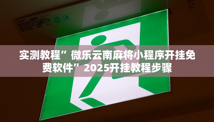 辅助开挂神器“大同麻将开挂免费软件”开挂(透视)辅助教程