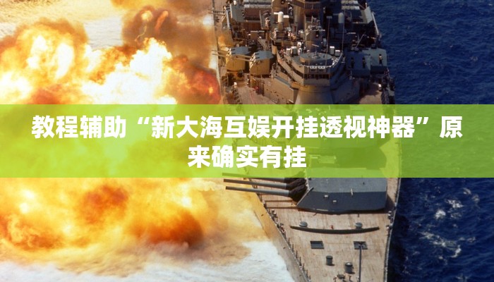 教程辅助“新大海互娱开挂透视神器”原来确实有挂 教程辅助“新大海互娱开挂透视神器”原来确实有挂