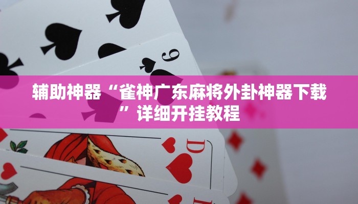 辅助神器“雀神广东麻将外卦神器下载”详细开挂教程 辅助神器“雀神广东麻将外卦神器下载”详细开挂教程