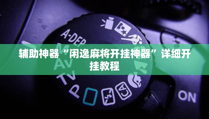 辅助神器“闲逸麻将开挂神器”详细开挂教程 辅助神器“闲逸麻将开挂神器”详细开挂教程
