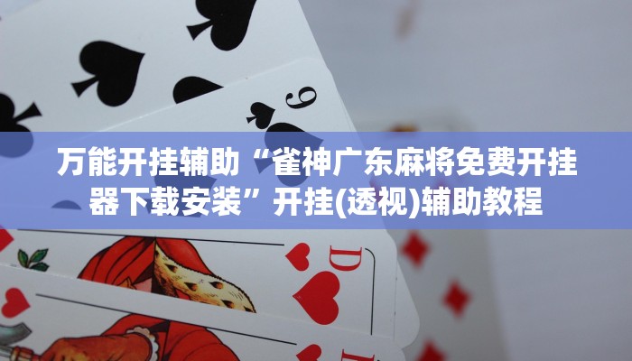 万能开挂辅助“广东棋牌是不是有挂吗”(透视)详细开挂教程