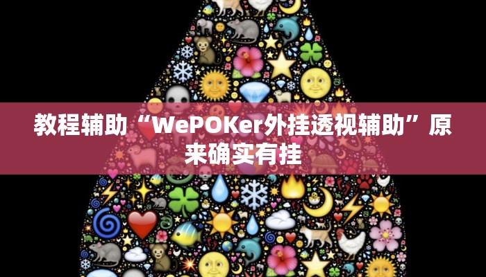 教程辅助“WePOKer外挂透视辅助”原来确实有挂