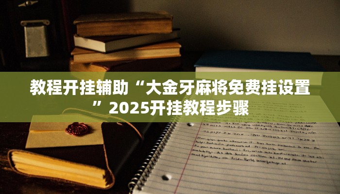 教程开挂辅助“大金牙麻将免费挂设置”2025开挂教程步骤