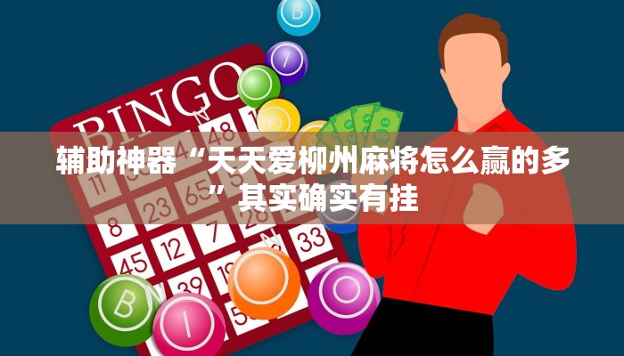 辅助神器“天天爱柳州麻将怎么赢的多”其实确实有挂