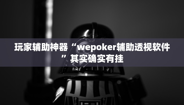 玩家辅助神器“wepoker辅助透视软件”其实确实有挂