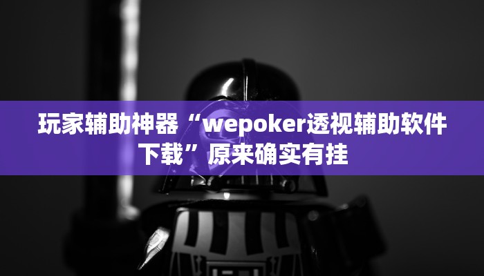 玩家辅助神器“wepoker透视辅助软件下载”原来确实有挂