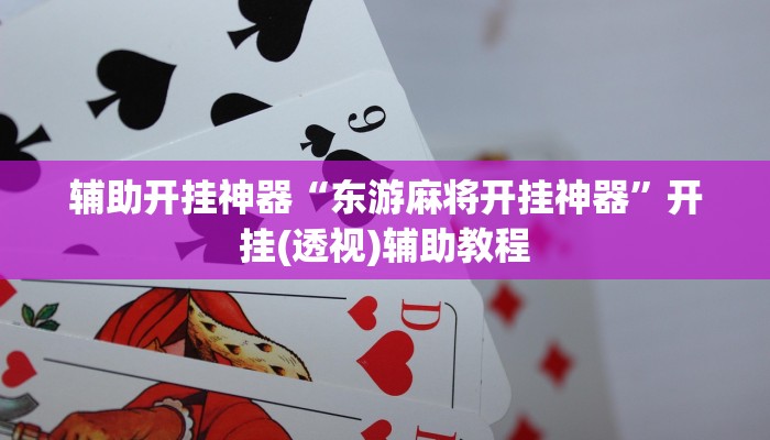 辅助开挂神器“东游麻将开挂神器”开挂(透视)辅助教程