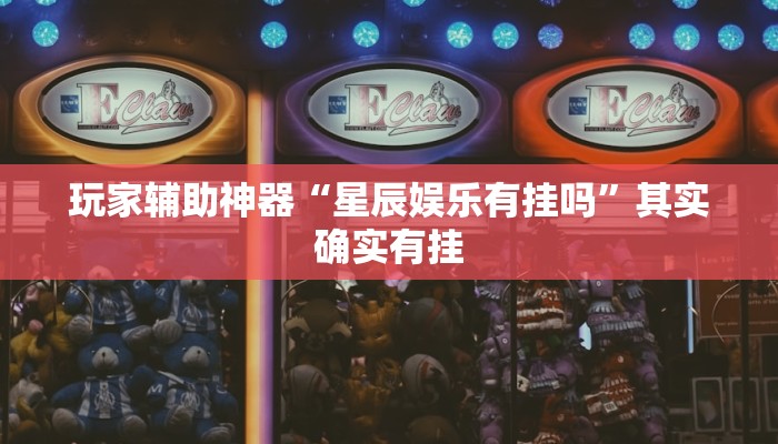 玩家辅助神器“星辰娱乐有挂吗”其实确实有挂