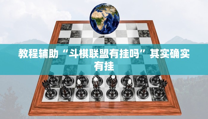 教程辅助“斗棋联盟有挂吗”其实确实有挂