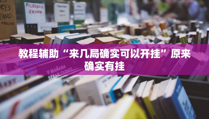 教程辅助“来几局确实可以开挂”原来确实有挂