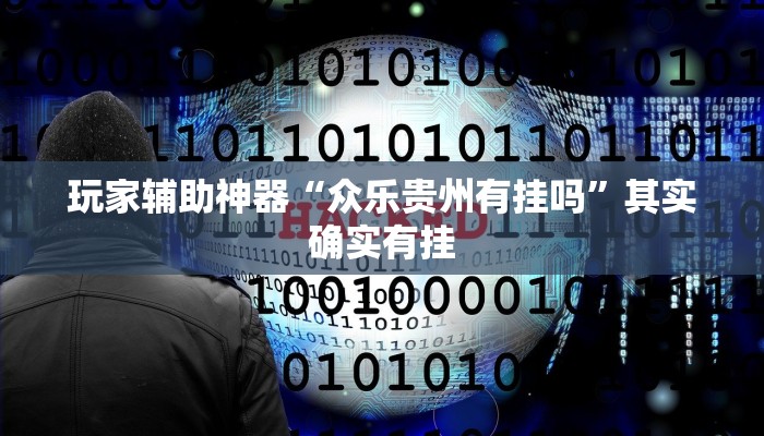 玩家辅助神器“众乐贵州有挂吗”其实确实有挂 玩家辅助神器“众乐贵州有挂吗”其实确实有挂