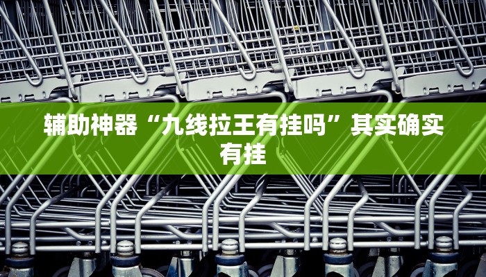 辅助神器“九线拉王有挂吗”其实确实有挂