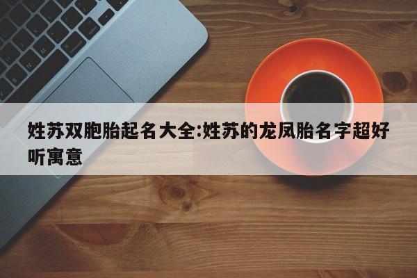 姓苏双胞胎起名大全:姓苏的龙凤胎名字超好听寓意